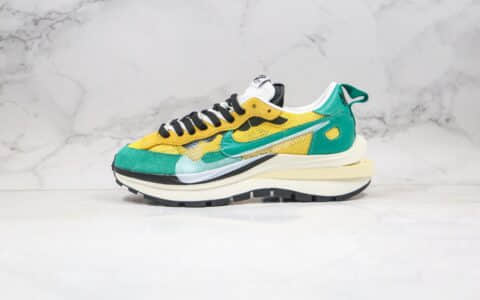 耐克Sacai x Nike Pegasus VaporFly SP Green Yellow Black White纯原版本华夫联名款重叠双钩走秀款黄绿色原鞋开模一比一打造 货号：BV0073-103