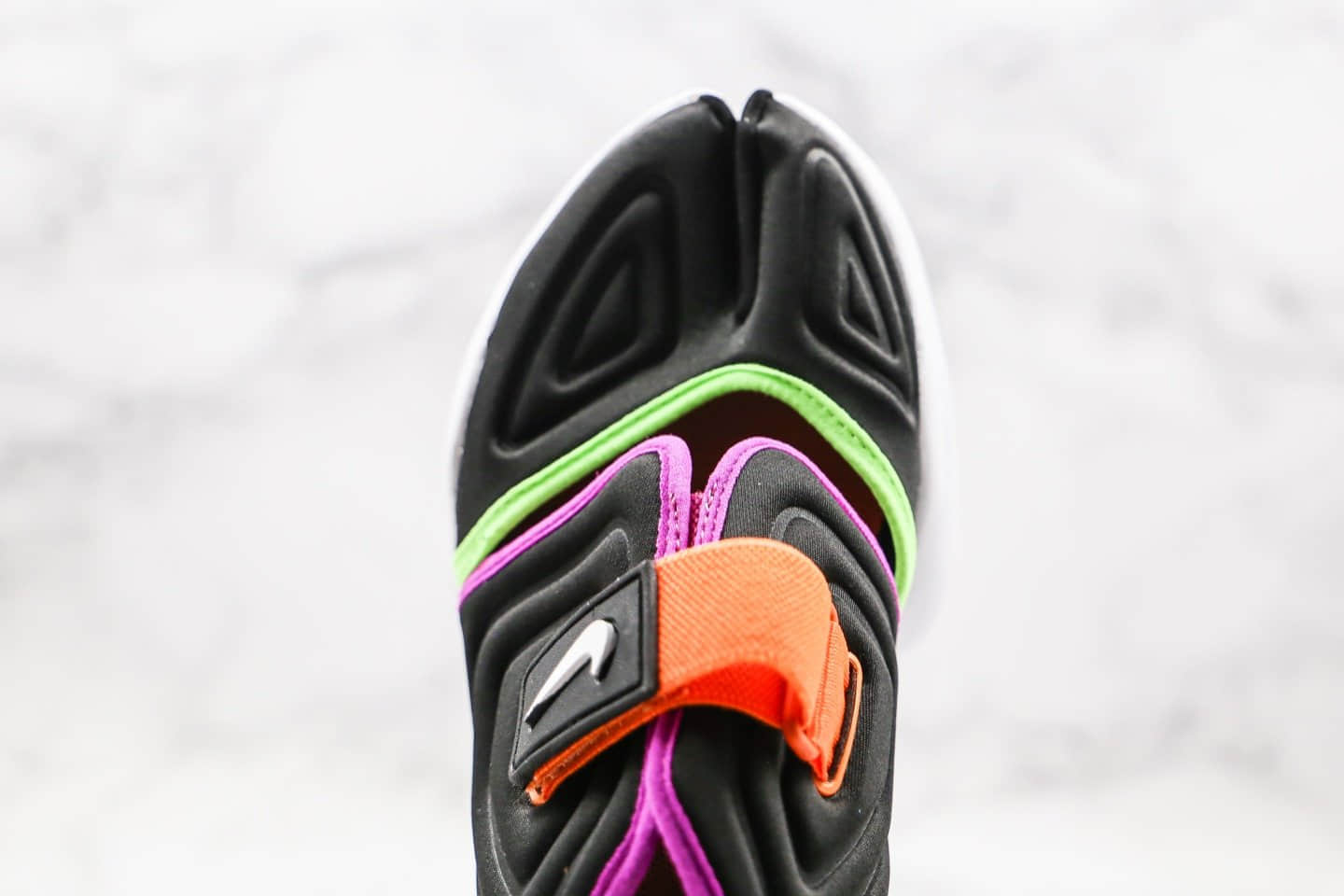 耐克Nike Aqua Rift Summit White纯原版本分脚趾二代黑紫色原盒原标正确鞋面卡色高清洁度 货号：BQ4797-001