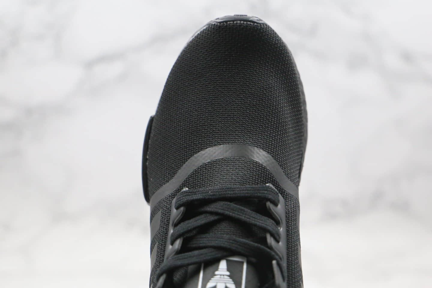 阿迪达斯Adidas NMD R1纯原版本黑银色撞色爆米花跑鞋原盒原标原档案数据开发 货号：Q47261