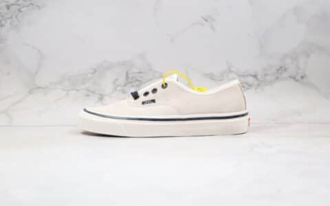 万斯Vans Authentic 44 DX公司级版本麂皮系列牛奶黑白色原厂硫化大底内置钢印正确鞋面材质