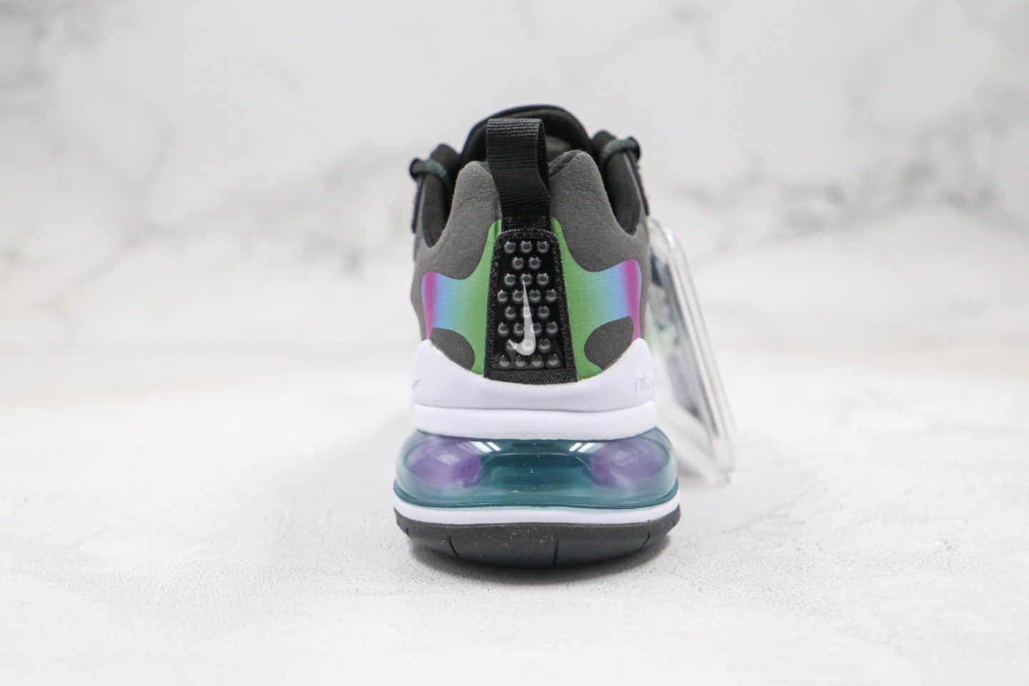 耐克Nike React Air Max 270V2纯原版本气垫鞋二代黑彩色内置真小潘气垫原盒原标 货号：CT5064-001
