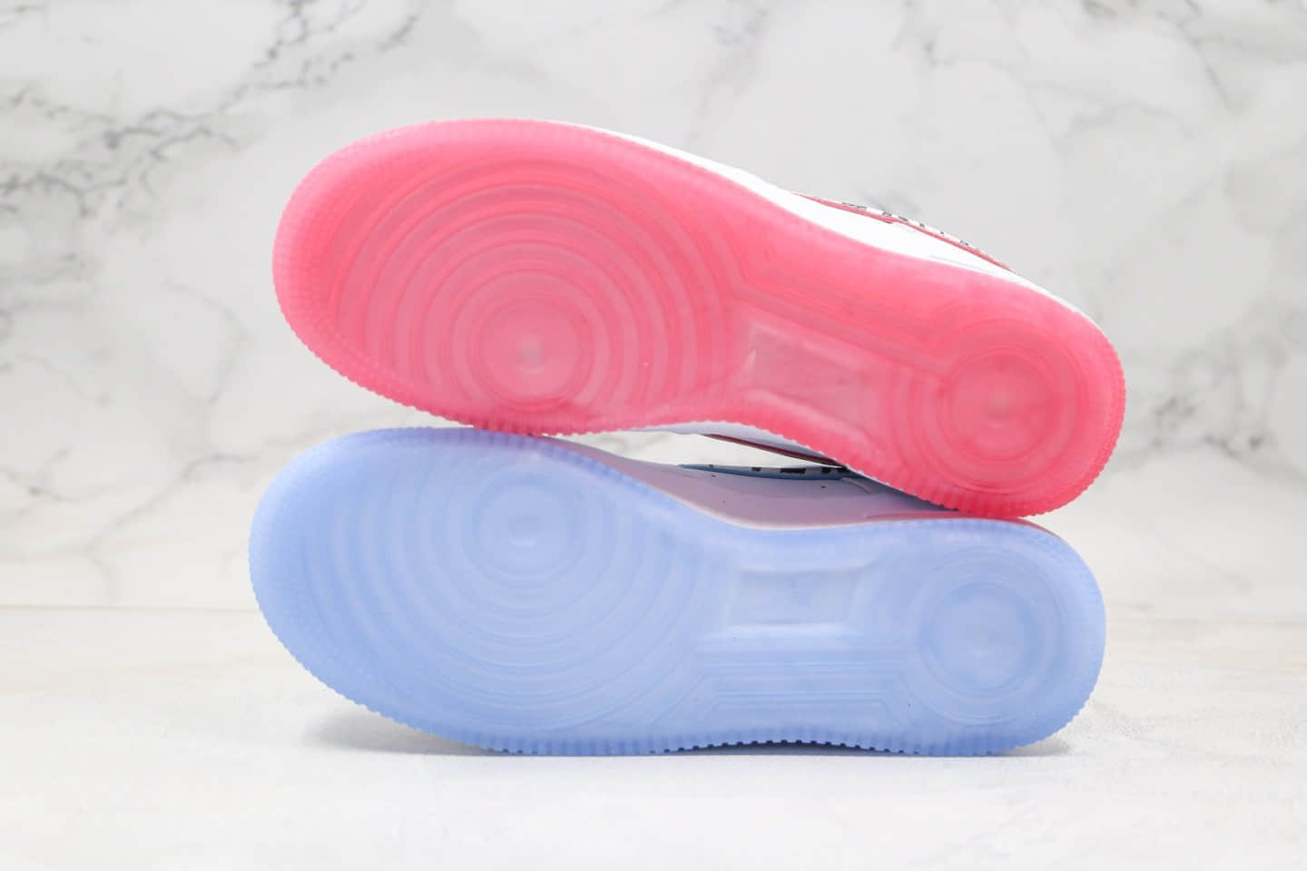 耐克Nike Air Force 1 Low Korea纯原版本低帮空军一号红蓝鸳鸯韩国限定斑马竖纹内置气垫原档案数据开发 货号：CW3919-100