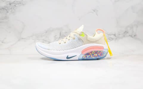 耐克Nike Joyride Run FK纯原版本颗粒跑鞋灰粉色内置真爆米花颗粒缓震原盒原标 货号：AQ2731-103