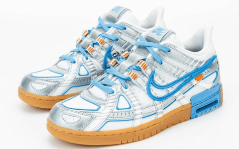 OW x Nike Air Rubber Dunk新配色曝光！清爽复古！ 货号：CU6015-100