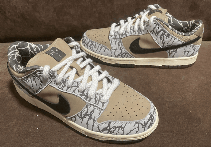 Travis Scott x Nike SB Dunk Low早期样品实物细节图曝光！或将市售！