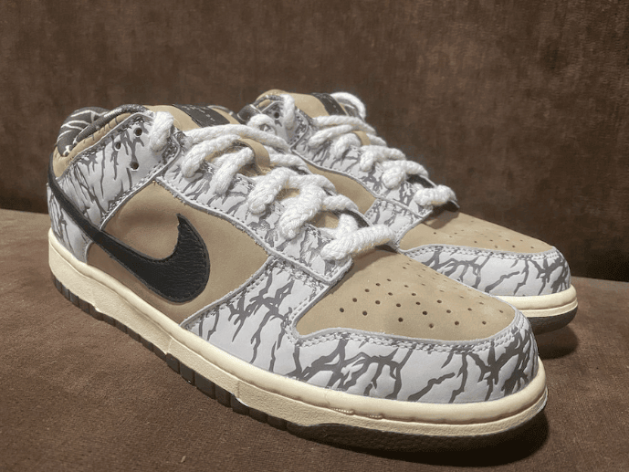 Travis Scott x Nike SB Dunk Low早期样品实物细节图曝光！或将市售！