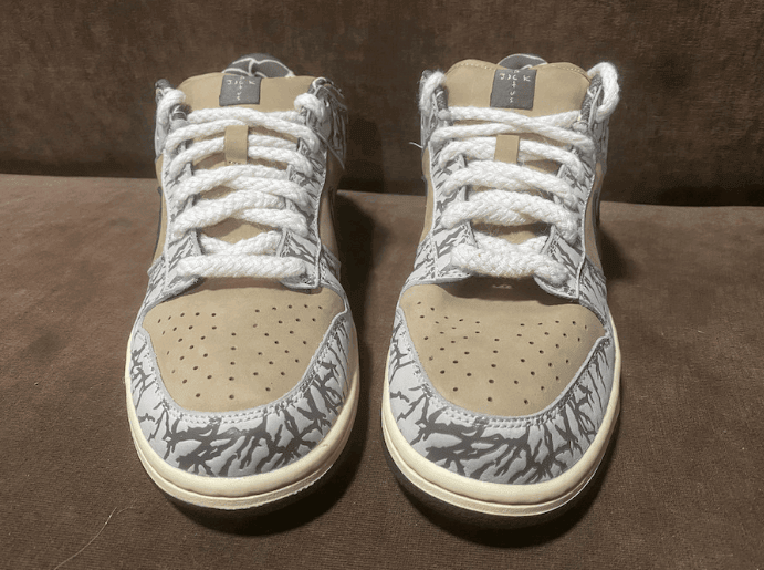 Travis Scott x Nike SB Dunk Low早期样品实物细节图曝光！或将市售！