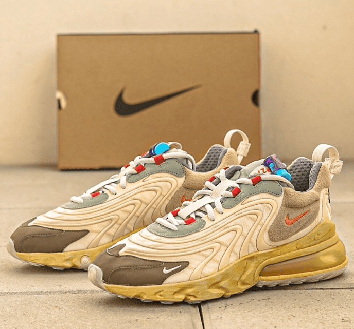 TS x Nike Air Max 270 React联名最新实物图曝光！月底发售！ 货号：CT2864-200