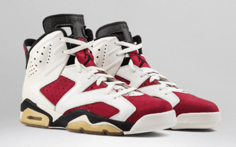 胭脂红Air Jordan 6“ Carmine”明年1月复刻回归！ 货号：CT8529-106