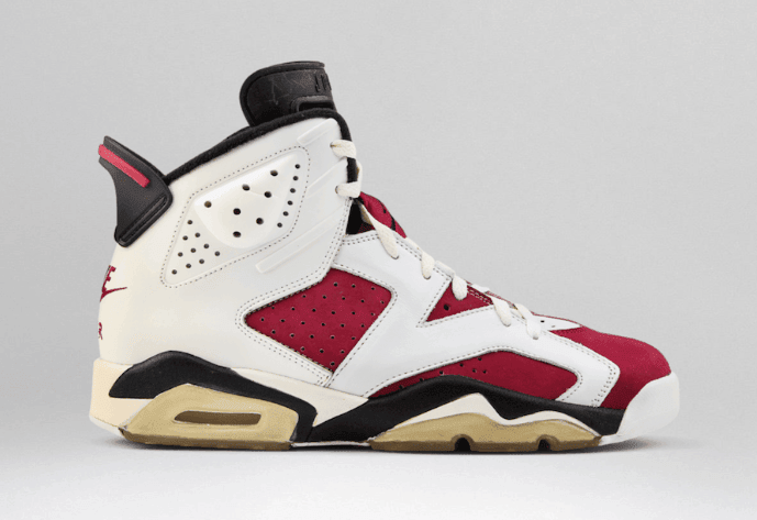 胭脂红Air Jordan 6“ Carmine”明年1月复刻回归！ 货号：CT8529-106