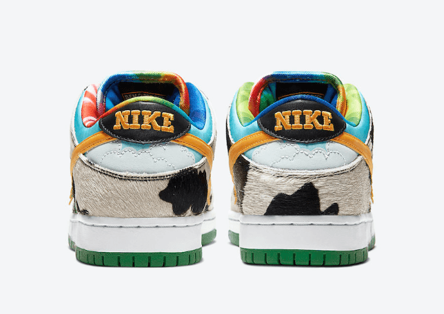 冰淇淋跨界联名！Ben＆Jerry’s x Nike SB Dunk Low释出官图！下周发售！ 货号：CU3244-100