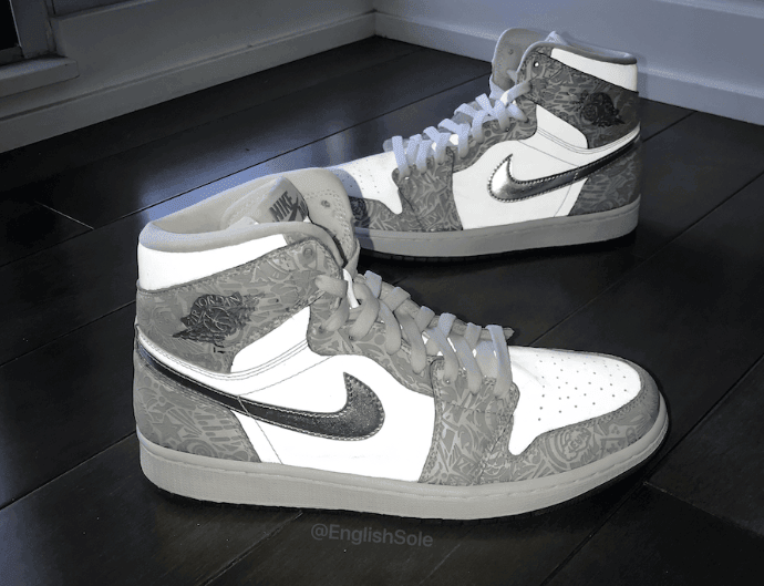 未市售AJ1“3M Laser” Sample 曝光！全反光超高颜值！