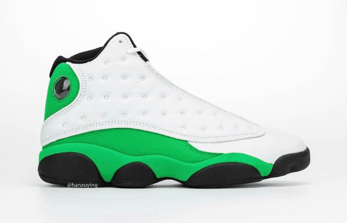 酷似天价雷阿伦 PE！AJ13 “Lucky Green”最新实物图曝光！ 货号：DB6537-113