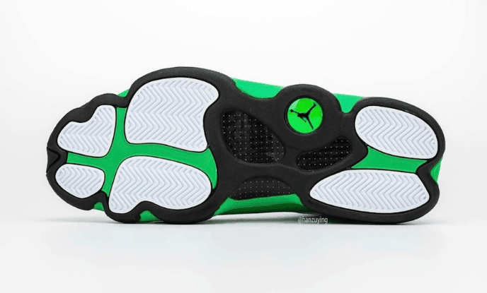 酷似天价雷阿伦 PE！AJ13 “Lucky Green”最新实物图曝光！ 货号：DB6537-113