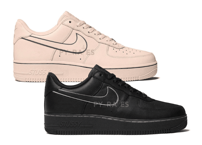 Stussy x Nike AF1 Low联名首度曝光！简约纯色风！