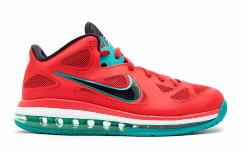 红配绿超抢眼！LeBron 9 Low利物浦配色年末复刻回归！ 货号：DH1485-600