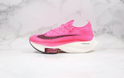 耐克Nike Air Zoom Alphafly NEXT%「破2」马拉松慢跑鞋粉色内置真碳板气垫支持高强度长跑 货号：CI9925-022