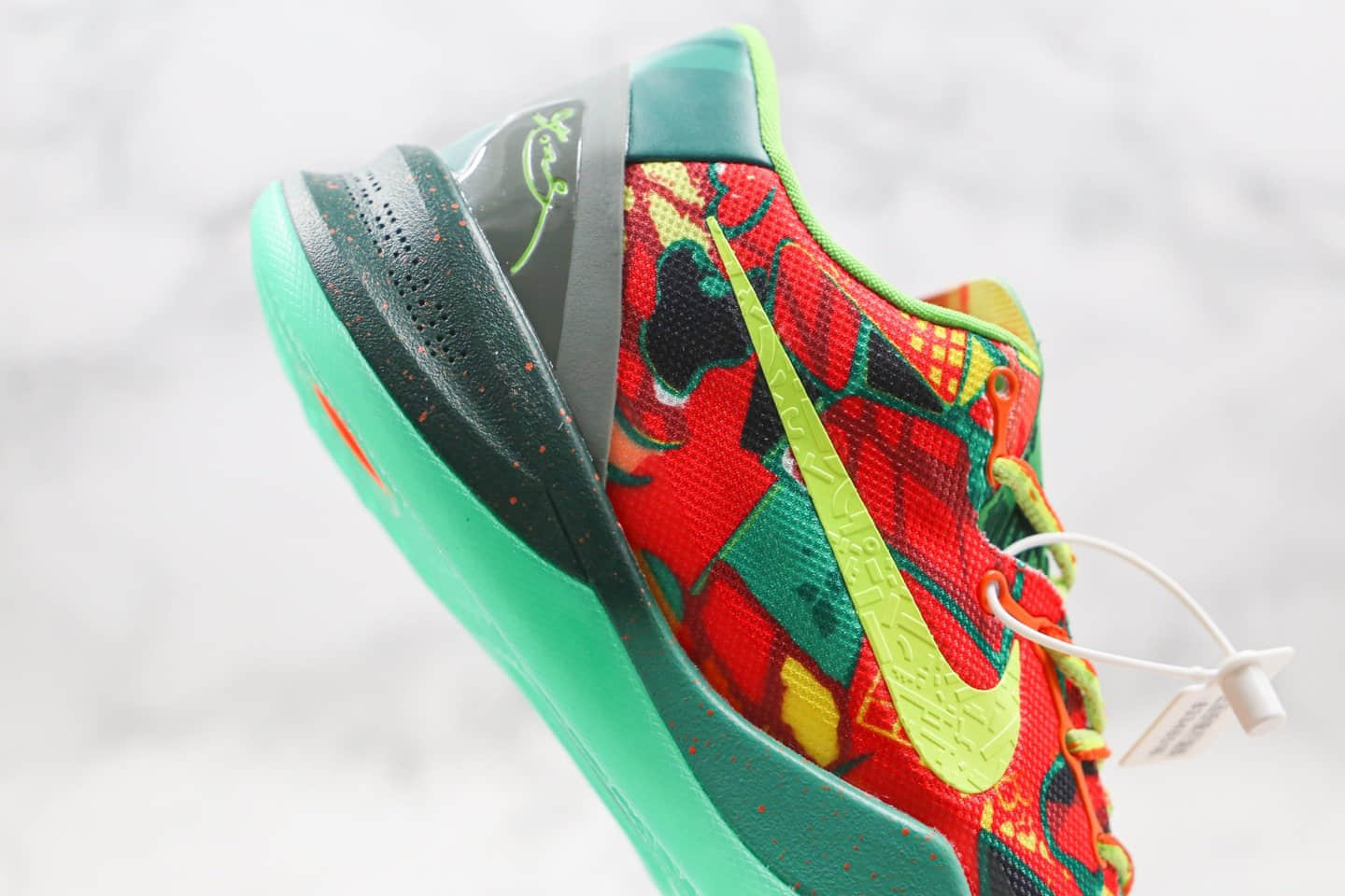 耐克Nike KOBE 8 SYSTEM GC纯原版本科比8代鸳鸯蓝绿色实战篮球鞋内置碳板气垫原档案数据开发 货号：635438-800