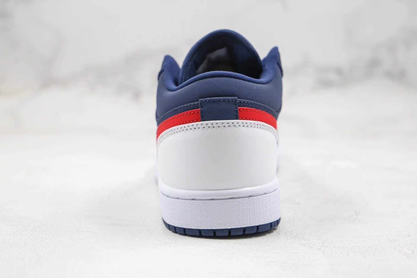 乔丹Air Jordan 1 Low纯原版本低帮AJ1爱国者蓝红白色内置气垫原档案数据开发 货号：CZ8454-400