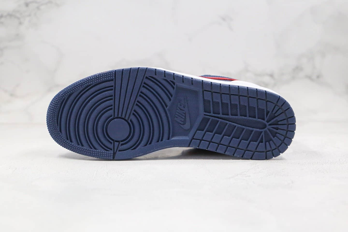 乔丹Air Jordan 1 Low纯原版本低帮AJ1爱国者蓝红白色内置气垫原档案数据开发 货号：CZ8454-400