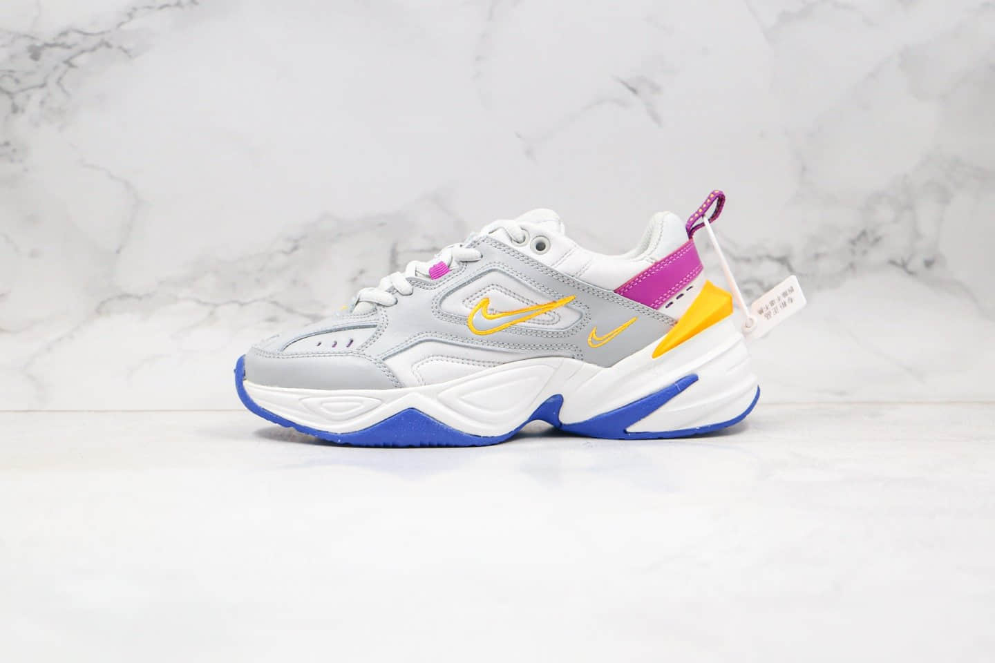 耐克Nike Air Monarch the M2K Tekno纯原版本复古老爹鞋灰紫色原盒原标原楦头纸板打造 货号：AO3108-018