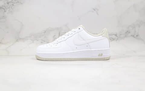 耐克Nike WMNS Air Force 1 '07纯原版本低帮空军一号白灰色板鞋内置气垫原盒原标 货号：CJ1380-101