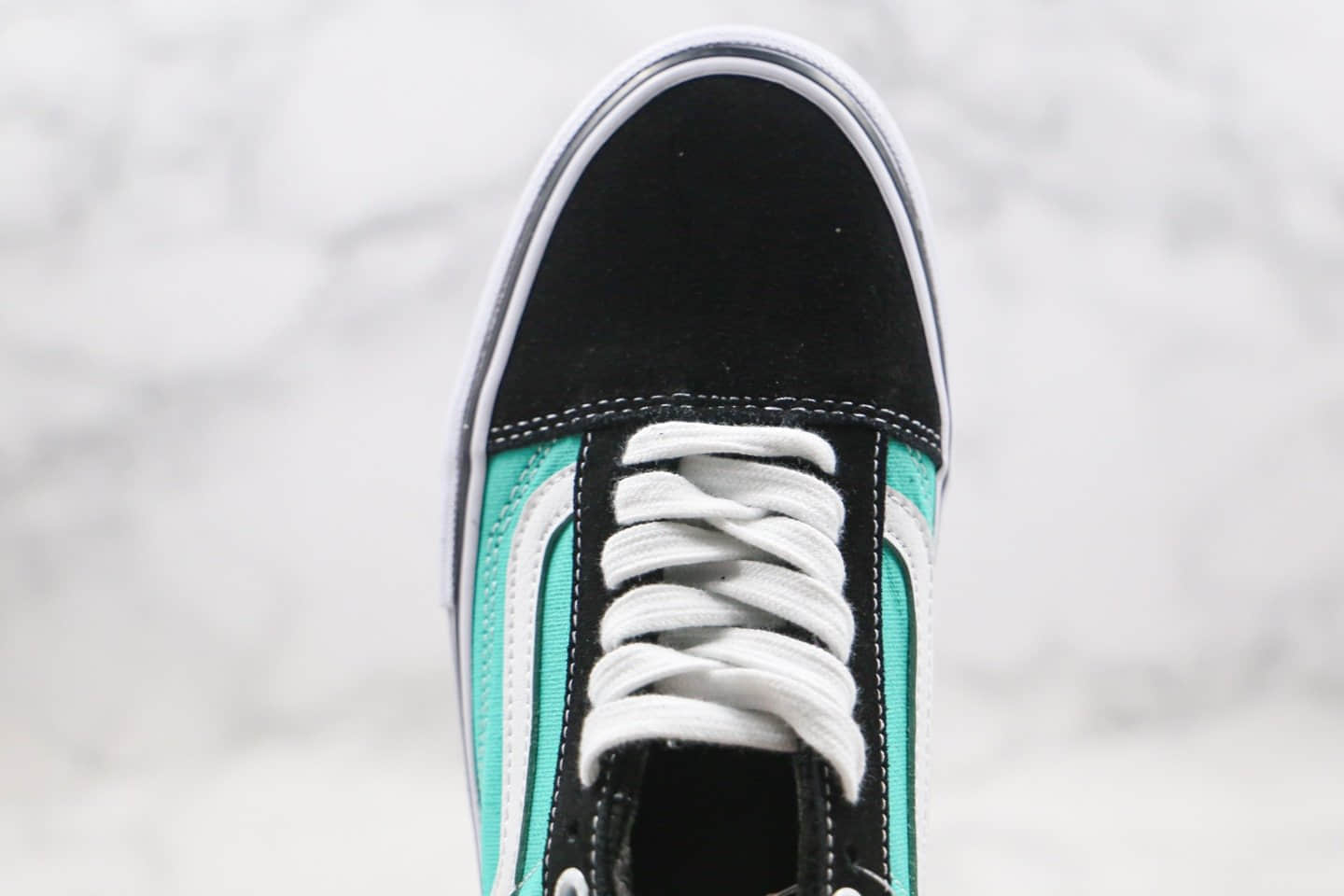 万斯Vans Old Skool Pro公司级版本低帮板鞋蓝黑色原盒原标