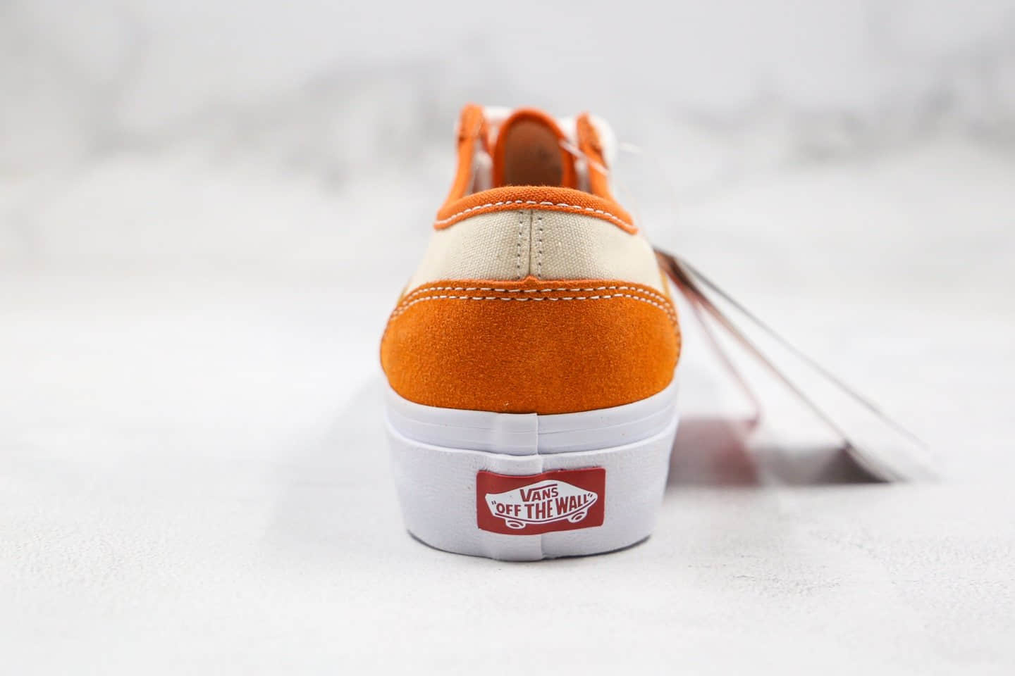 万斯Vans Style 36公司级版本低帮板鞋拼色撞色汽水系列白橙色原厂硫化大底 货号：VN0A3DZ3VXY