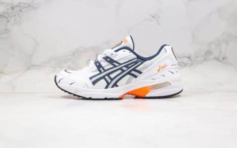 亚瑟士Asics GEL-1090公司级版本复古跑鞋白蓝色原盒原标区别市面通货 货号：1021A275-100