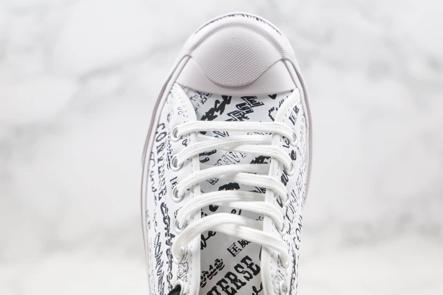 匡威CONVERSE Jack Purcell公司级版本低帮开口笑字母皮面LOGO帆布鞋原鞋开模一比一打造 货号：166488C