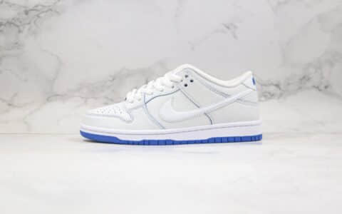 耐克NIKE SB DUNK LOW低帮SB DUNK纯原版本板鞋白蓝爆裂纹冰蓝青花瓷刮刮乐内置气垫原盒原标 货号：CJ6884-100