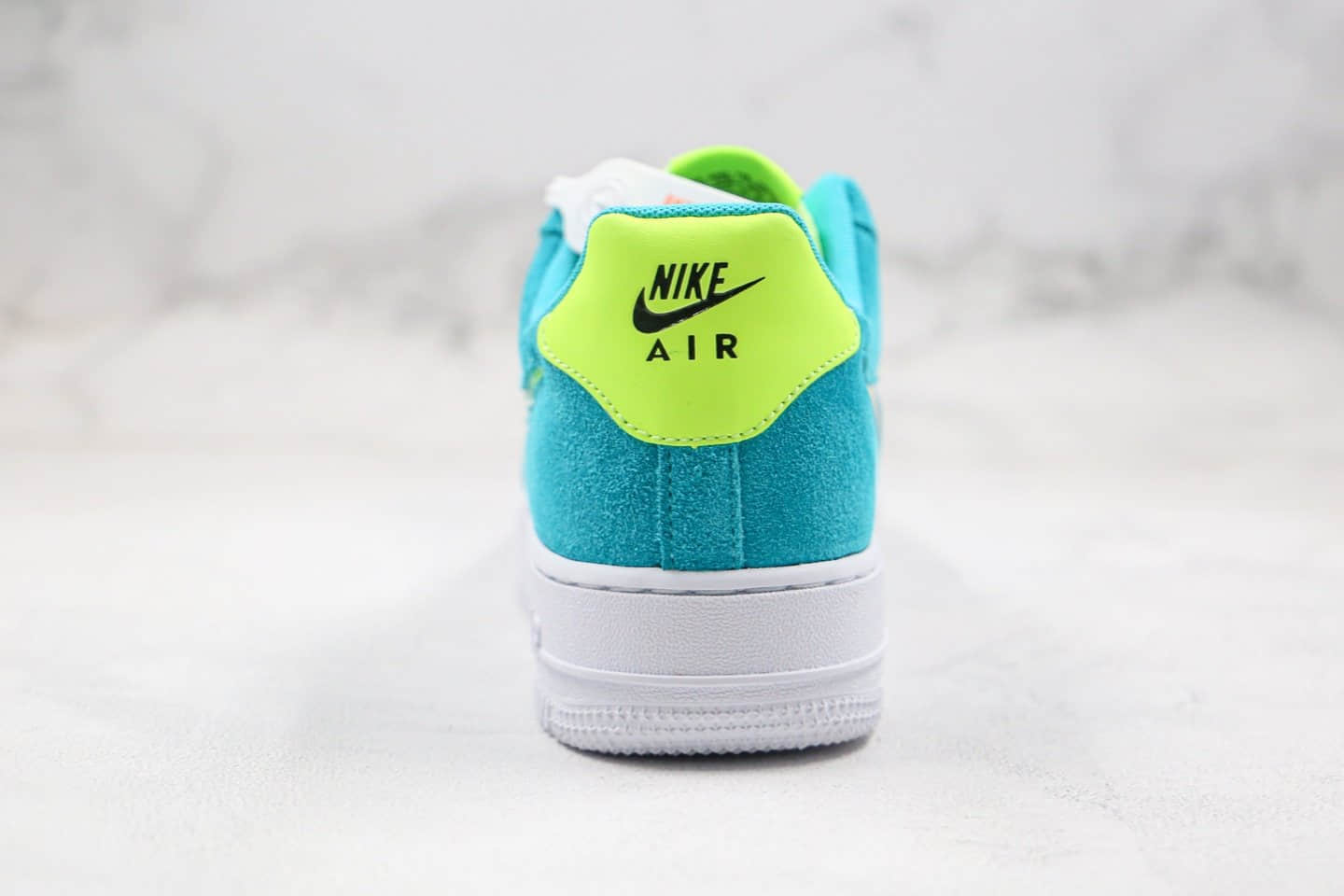 耐克Nike Air Force 1 LV8 1 Fresh Air GS纯原版本低帮空军一号蓝粉色编织格子勾内置气垫 货号：CJ4093-300