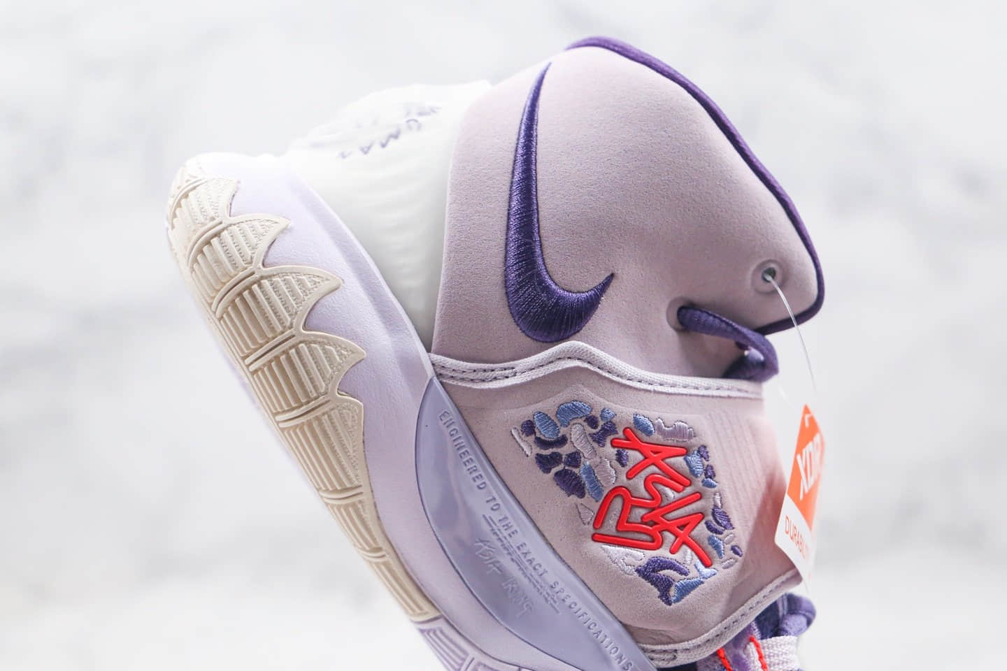 耐克Nike Kyrie 6 Asia纯原版本欧文6代亚洲限定浅紫色内置气垫支持实战原鞋开模一比一打造 货号：CD5031-500
