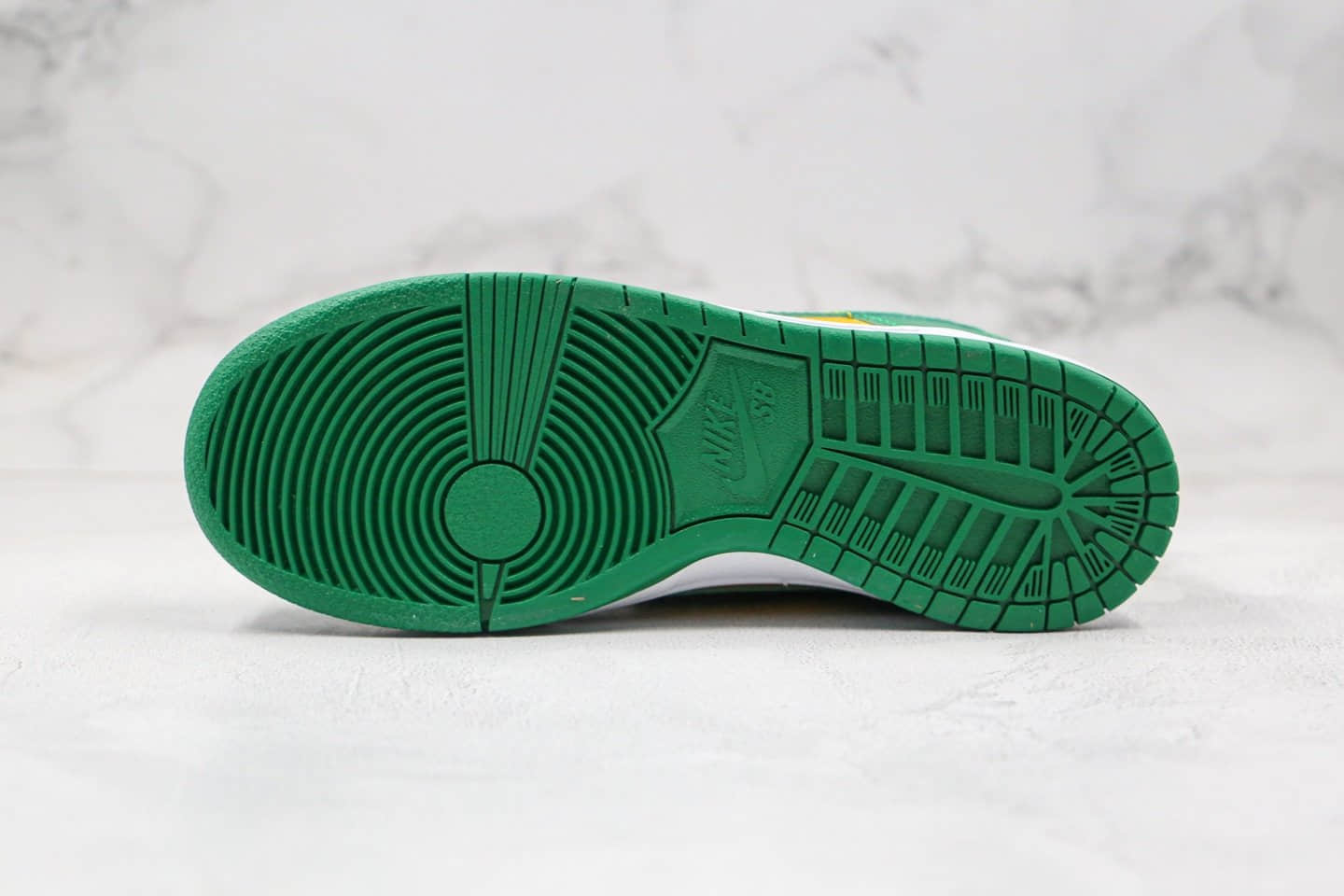 耐克Nike SB Dunk Low SP Brazil纯原版本低帮SB板鞋柠檬黄绿色巴西配色内置Zoom气垫原盒原标 货号：CU1727-700
