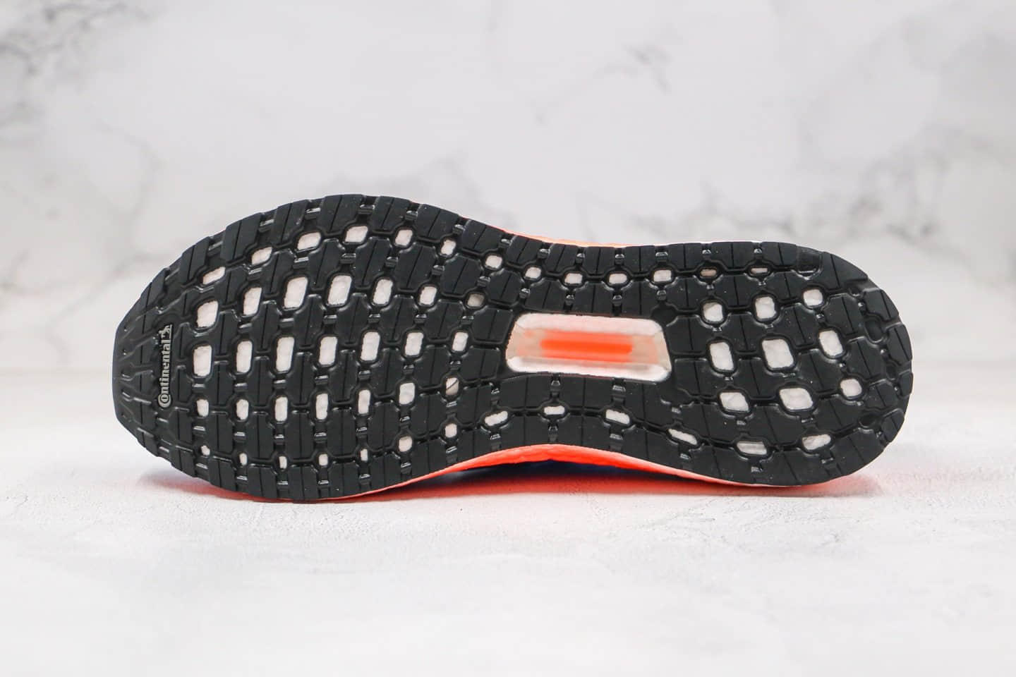 阿迪达斯Adidas Ultra Boost PB纯原版本爆米花跑鞋UB6.0蓝橙色内置真爆米花缓震大底 货号：EF0893
