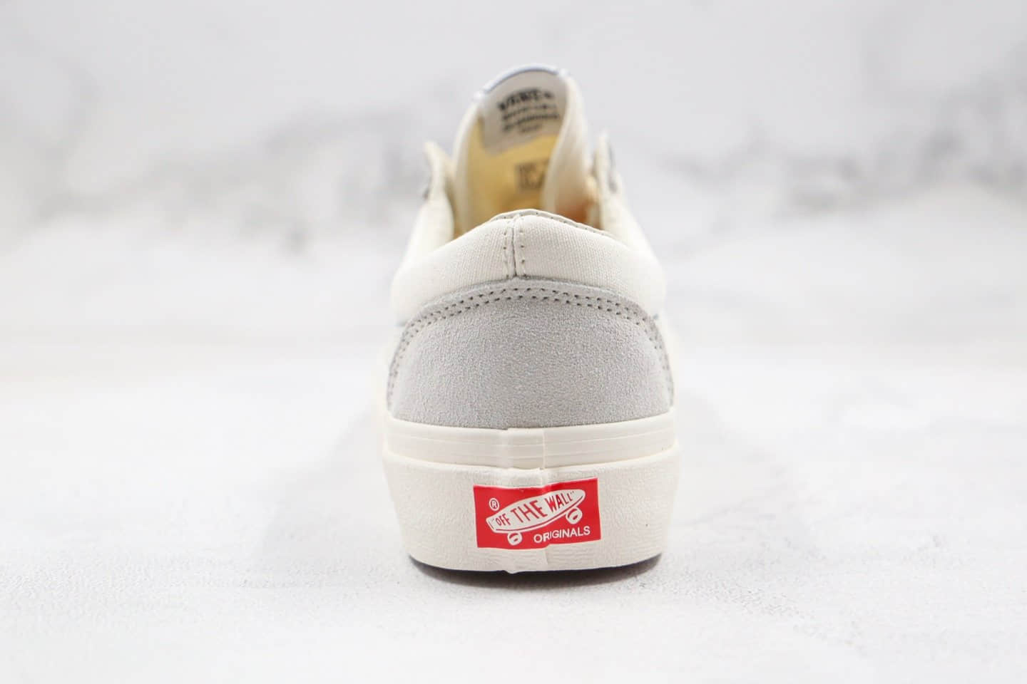 万斯Vans OTH Style 36 GD公司级版本低帮硫化板鞋浅白色原盒原标内置钢印 型号：AS42