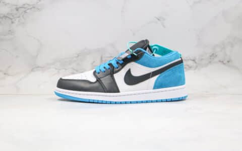 乔丹Air Jordan 1 Low “Laser Blue”纯原版本低帮AJ1激光蓝原鞋购回开模打版 货号：CK3022-004