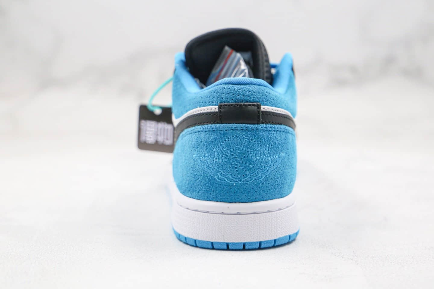 乔丹Air Jordan 1 Low “Laser Blue”纯原版本低帮AJ1激光蓝原鞋购回开模打版 货号：CK3022-004