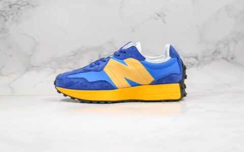 新百伦New Balance 327公司级版本NB327慢跑鞋蓝黄色原楦开发 货号：WS327LLK