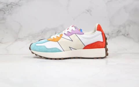 新百伦New Balance 327纯原版本复古慢跑鞋NB327彩虹色原档案数据开发 货号：WS327PRD