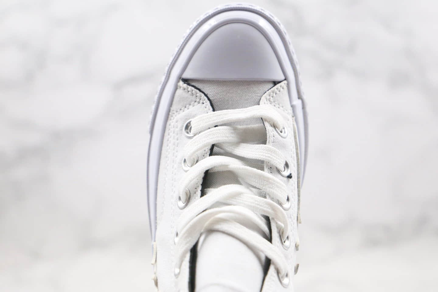 匡威CONVERSE Chuck 70公司级版本白敬亭同款高帮白色火焰帆布鞋原厂硫化大底 货号：168970C