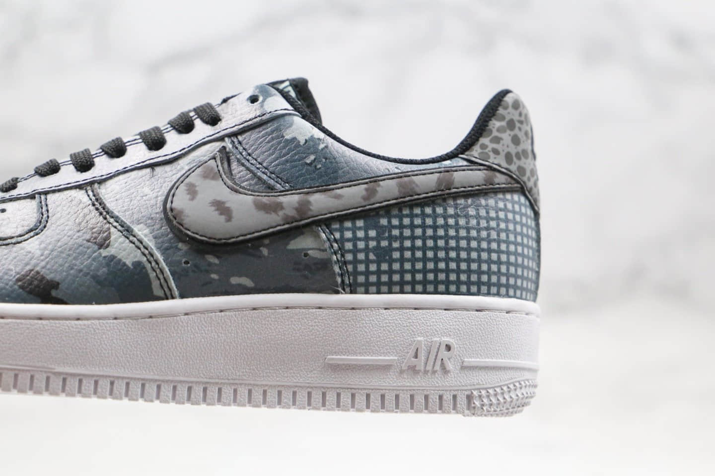 耐克Nike Air Force 1 Low City Of Dreams纯原版本低帮空军一号芝加哥豹纹野兽风花纹拼接内置气垫原盒原标 货号：CT8441-002