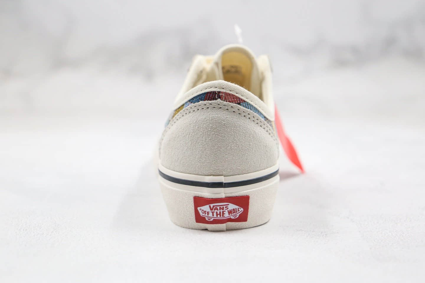 万斯VANS ulzzang supstorm联名款公司级版本低帮半月包头彩虹格子硫化板鞋原楦头纸板打造 型号：AS48