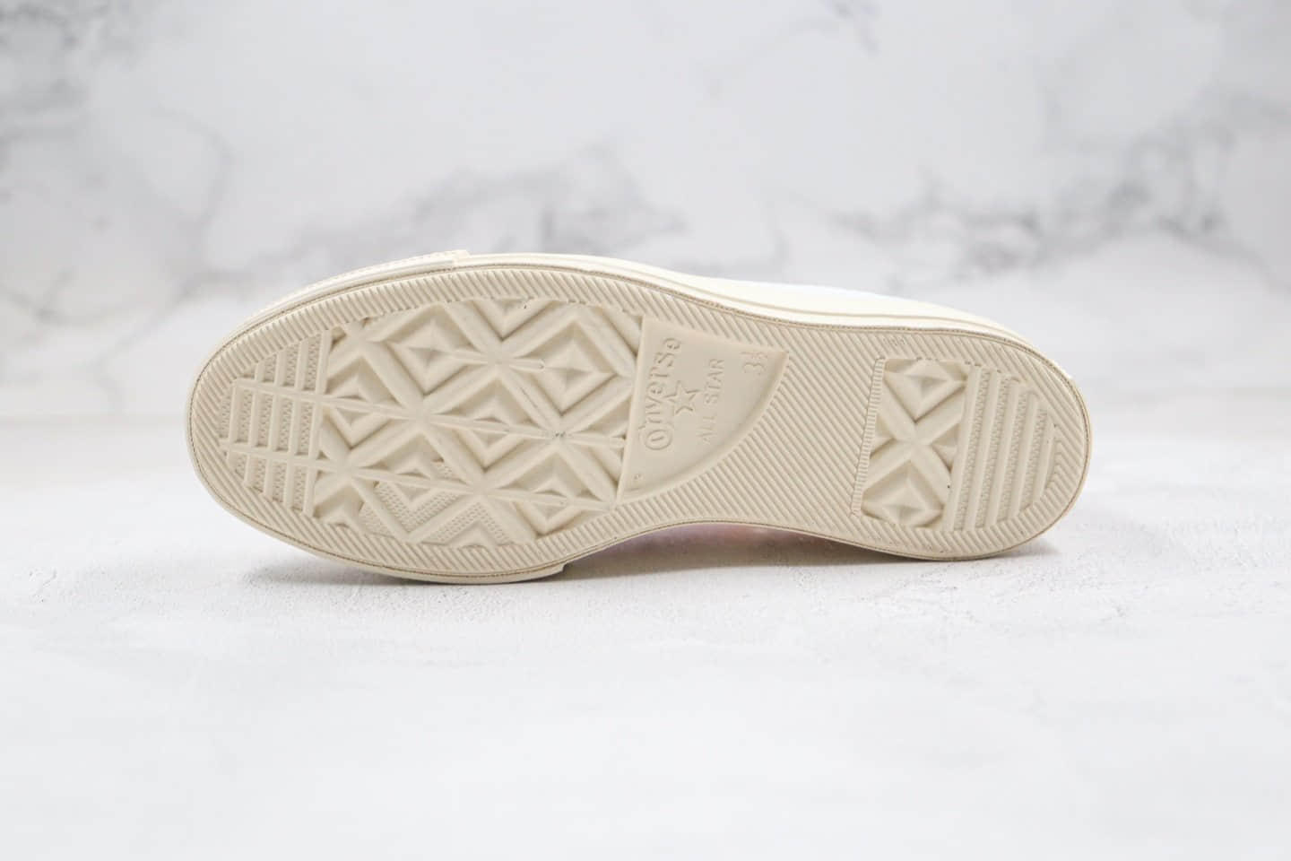 匡威Converse Tri-Panel Renew公司级版本张艺兴同款马卡龙环保粉蓝色正确双围条硫化蓝底