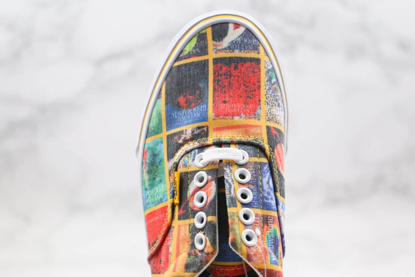 万斯Vans Era x National Geographic公司级版本国家地理联名款彩色杂志封面印花配色原楦头纸板打造 货号：VNOA4U39WJZ