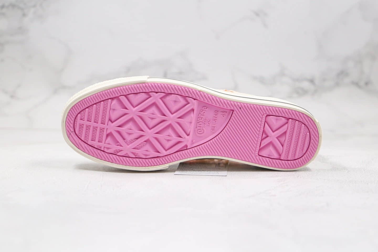 匡威Converse Chuck 70公司级版本低帮镂空厚底松糕鞋编织花配色原楦头纸板打造 货号：568278C