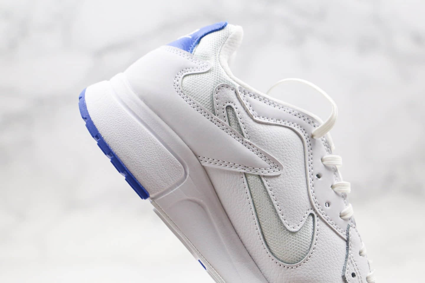 耐克Nike Atsuma纯原版本复古慢跑鞋白蓝色原鞋开模一比一打造 货号：CD5461-101