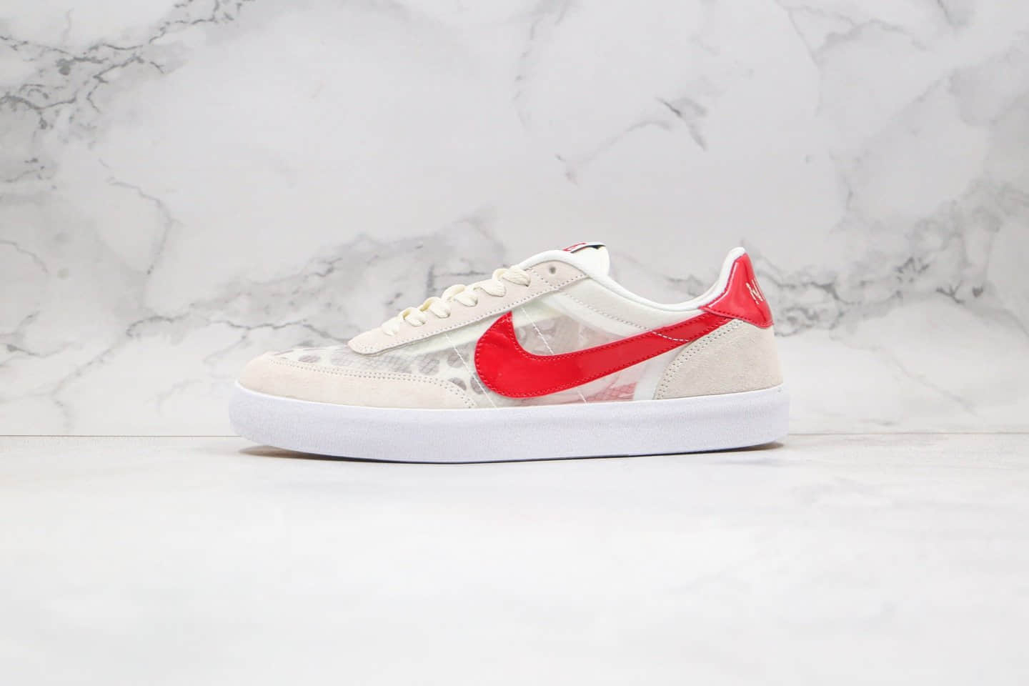 耐克J.Crew x Nike Killshot 2公司级版本网纱板鞋白红色原楦开发 货号：432997-012