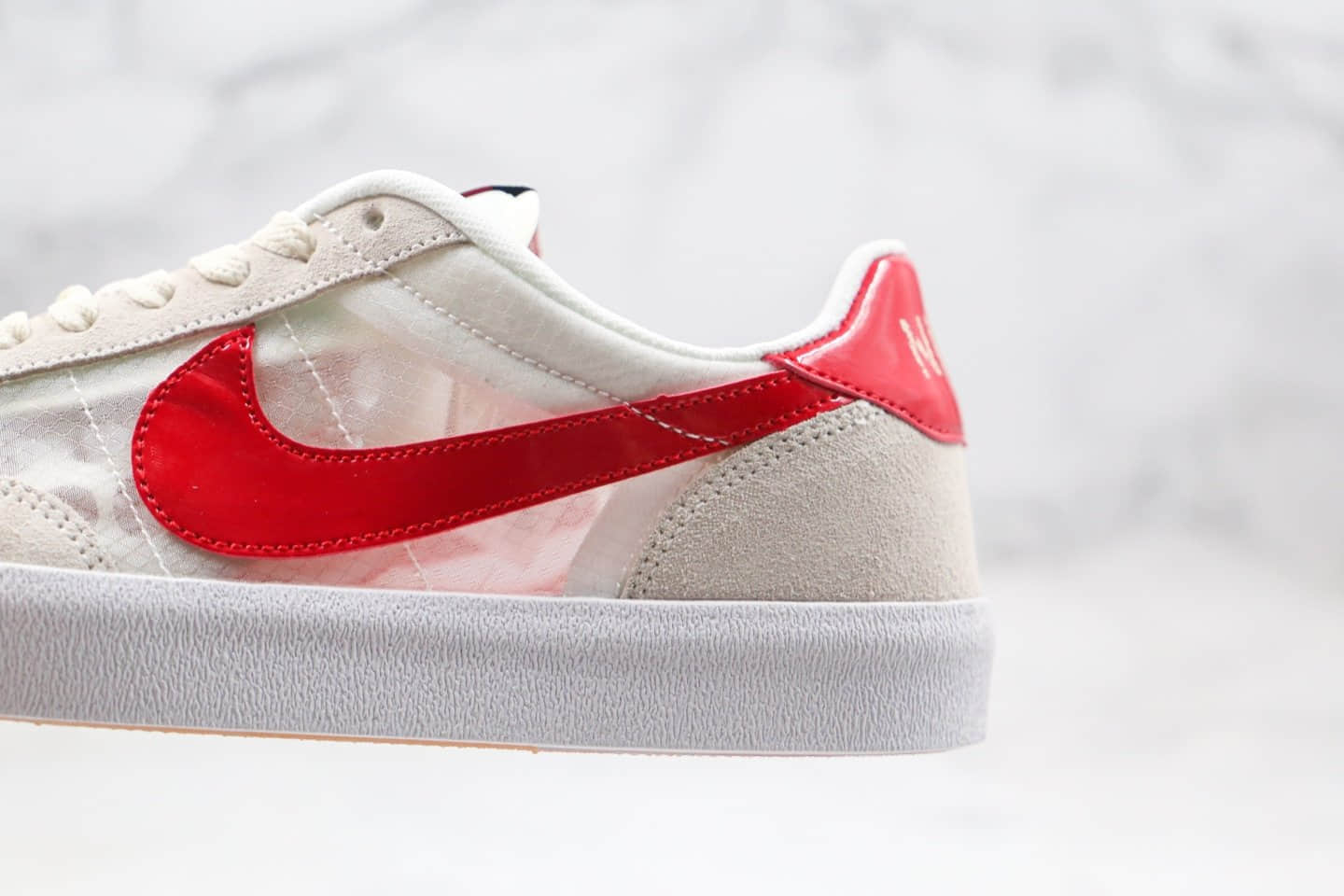 耐克J.Crew x Nike Killshot 2公司级版本网纱板鞋白红色原楦开发 货号：432997-012