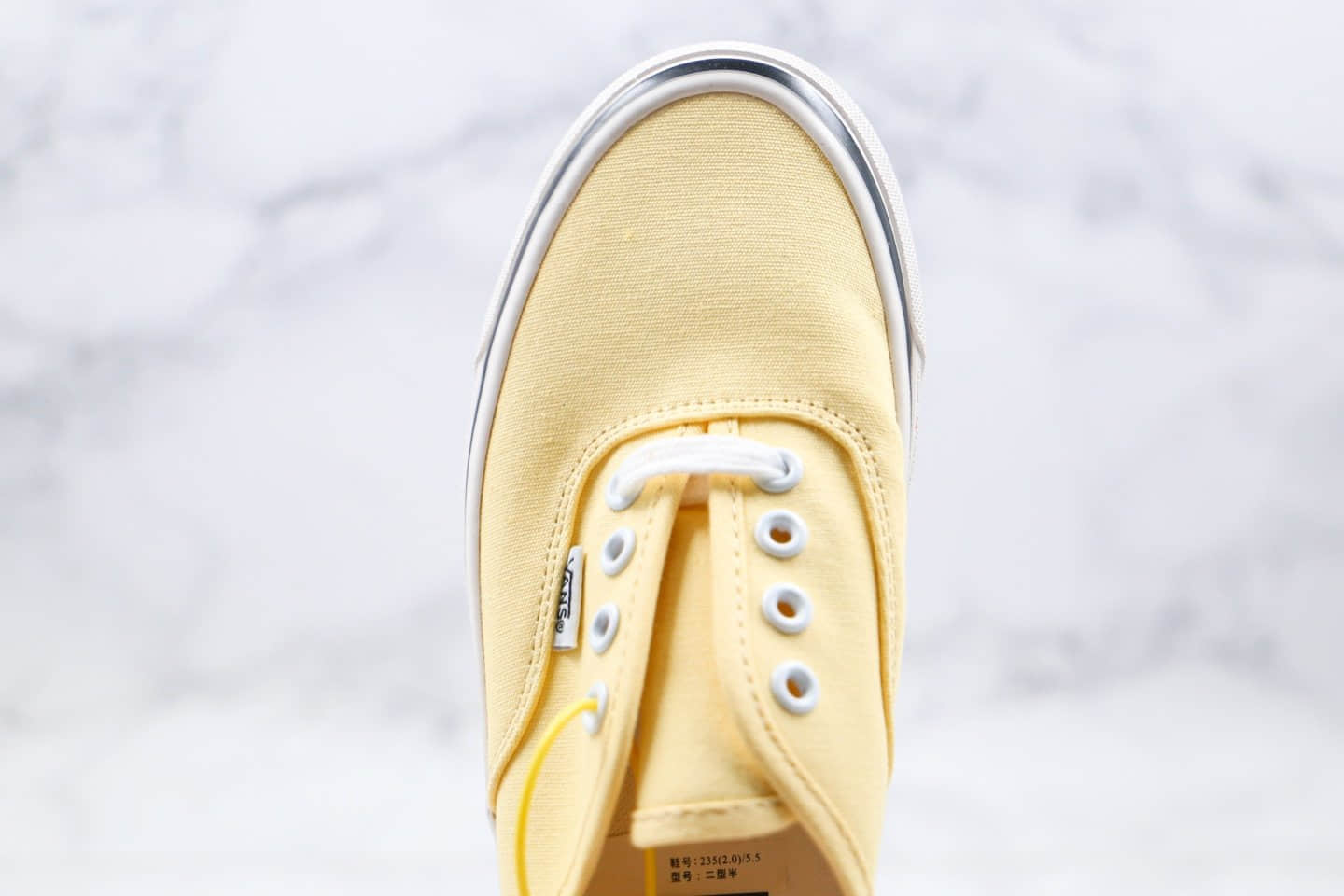 万斯Vans Authentic 44 DX Old Skool公司级版本安纳海姆低帮柠檬黄色原厂硫化大底内置钢印